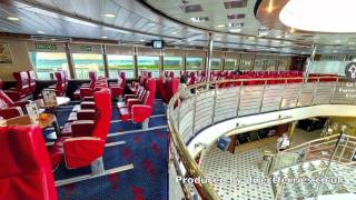 Onboard Dublin Swift ferry with Irish Ferries [upl. by Aillij]