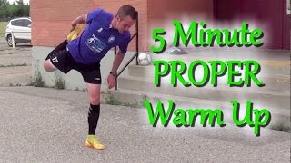 How To Warm Up Before A Soccer  Football Game [upl. by Kipp]