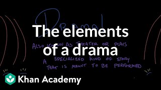 The elements of a drama  Reading  Khan Academy [upl. by Salkcin]