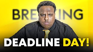 TRANSFER DEADLINE DAY LIVE [upl. by Pastelki146]