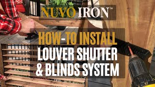 Louver Shutter amp Blinds Instruction  HowTo Video [upl. by Okir629]