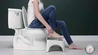 How the Squatty Potty Works in 20 Seconds [upl. by Terryl]