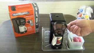 Proctor Silex SingleServe Coffee Maker Review [upl. by Rodablas]