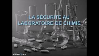 Sécurité au laboratoire [upl. by Ahseirej]