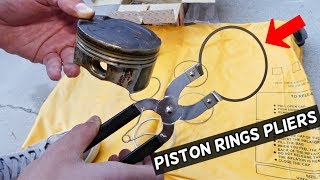 PISTON RINGS PLIERS EXPANDER INSTALLER [upl. by Gerome]