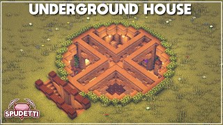 Minecraft How to Build an Underground House Easy Tutorial 2020 [upl. by Erin]