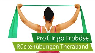 Rückenübungen mit dem Theraband – Prof Ingo Froböse [upl. by Alletsyrc]