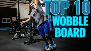 TOP 10 Wobble Board Exercises for Balance amp Strength [upl. by Novi469]