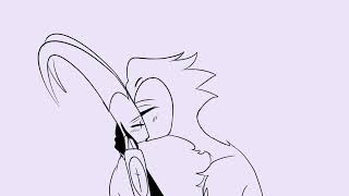 Stolas and Blitzo kiss fan animation [upl. by Ezechiel381]