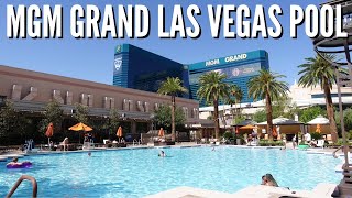 MGM Grand Las Vegas POOL TOUR amp Walkthrough Including Lazy River 2021 👙 [upl. by Trescha212]