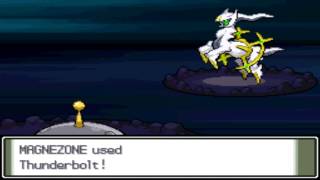 Pokémon Platinum  Capturing Arceus [upl. by Dav]