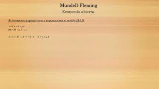 Mundell  Fleming  Parte 1 [upl. by Gamin]