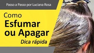 Como esfumarapagar a Raiz por Luciana Rosa [upl. by Oflunra]