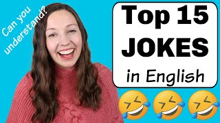 Top 15 Jokes in English Can you understand them [upl. by Sukramaj]