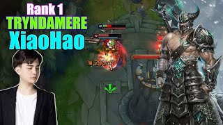 RANK 1 TRYNDAMERE  XIAOHAO TRYNDAMERE VS TEEMO  XIAOHAO STREAM [upl. by Lorrayne]