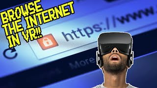 How To Browse The Internet In VR [upl. by Eyma]