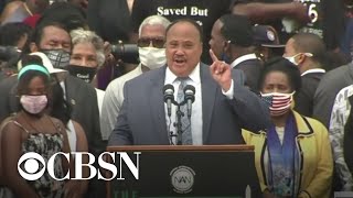 Martin Luther King III speaks at the 2020 March on Washington [upl. by Aicad]