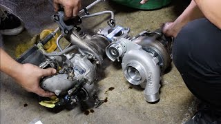 Focus ST Big Turbo Install THE EASY WAY [upl. by Guadalupe]