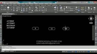 How to Create an Attribute Block in AutoCAD [upl. by Caldwell]