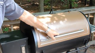 Landmann Barrel Pellet Grill Initial Use [upl. by Dolan376]