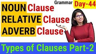 Noun Clause  Types of Dependent clause  Clauses Part 2  EC Day44 [upl. by Kitty]