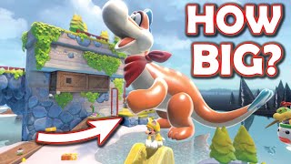 How BIG can you make Plessie in Super Mario 3D World  Bowsers Fury [upl. by Irat]