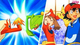 Ash vs May  Full Battle  Pokemon AMV [upl. by Nnylhtak615]