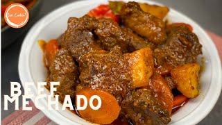 Beef Mechado Recipe  Beef Stew  Mechadong Baka  Easy to Follow Recipe [upl. by Tasia]