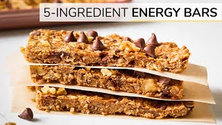 ENERGY BARS  easy healthy 5ingredient recipe [upl. by Farrah]