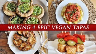 4 Spanish VEGAN Tapas YOU HAVE TO TRY [upl. by Nabe]