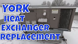 York Heat Exchanger Replacement [upl. by Zetnwahs]