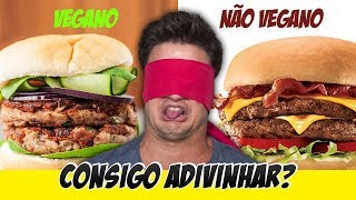 COMIDA VEGANA vs COMIDA NÃO VEGANA Consigo acertar 10 [upl. by Nezah]