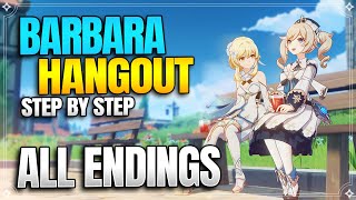 Barbara Hangout Event All Endings  Achievements 【Genshin Impact】 [upl. by Acemaj311]