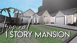 Bloxburg One Story Mansion [upl. by Alieka]