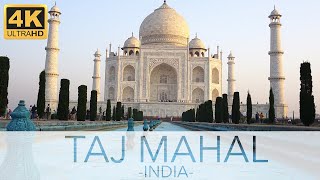 Taj Mahal India 4k Tour and Inside View HD Video [upl. by Ariaec]