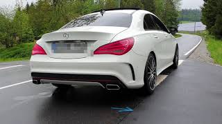 Mercedes Benz CLA 250 Sport Exhaust Sound and Acceleration [upl. by Orland197]