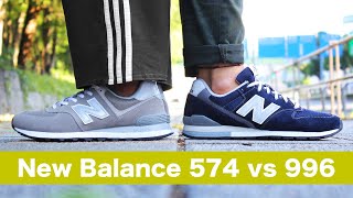 【 New Balance 】ニューバランス 574と996 を分かりやすく徹底比較 [upl. by Anirb84]