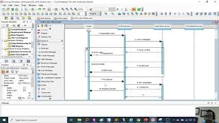 Creating Sequence Diagrams Using Visual Paradigm Tool Part 1 [upl. by Ecenahs]