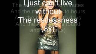 Miley Cyrus  I Dont Close My Eyes Restlessness  Lyrics [upl. by Melisent]