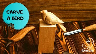 Bird Carving Tutorial for Beginners [upl. by Monjan]