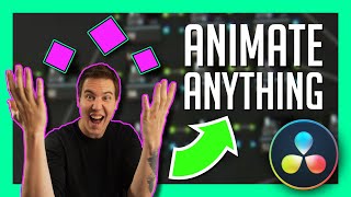 How To Animate ANYTHING in Resolve 17  DaVinci Resolve 17 beginner Tutorial [upl. by Acima331]