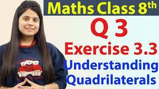 Question 3  Ex 33  Understanding Quadrilaterals  NCERT Maths Class 8th  Ch 3 [upl. by Adnauqal765]