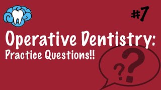 Operative Dentistry  PRACTICE QUESTIONS  INBDE ADAT [upl. by Hewe947]