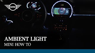 MINI Ambient Light  MINI HowTo [upl. by Lockwood918]