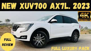 New XUV700 Ax7 luxury pack Full Review 2023 [upl. by Millham131]