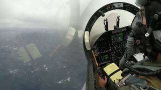 FA18 Carrier Landing  Cockpit View [upl. by Annasoh60]