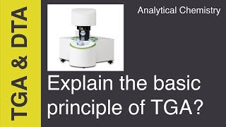 Explain the principle of TGA  Analytical Chemistry [upl. by Llehcear263]