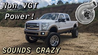 67 Powerstroke Non VGT Turbo Review and Sound [upl. by Agan]