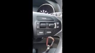 KIA Sedona 2016 LX thermometer change from celsius to fahrenheit [upl. by Ramel776]