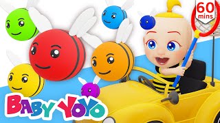 The Colors Song Flying Balls  more nursery rhymes amp Kids songs  Baby yoyo [upl. by Lammaj]